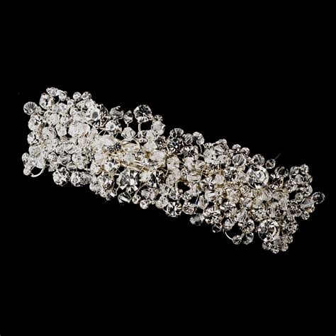 large rhinestone hair barrettes|rhinestone hair barrettes for weddings.